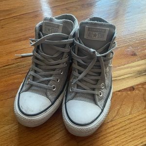 Converse Mid Top Grey, Size 7, Excellent Condition